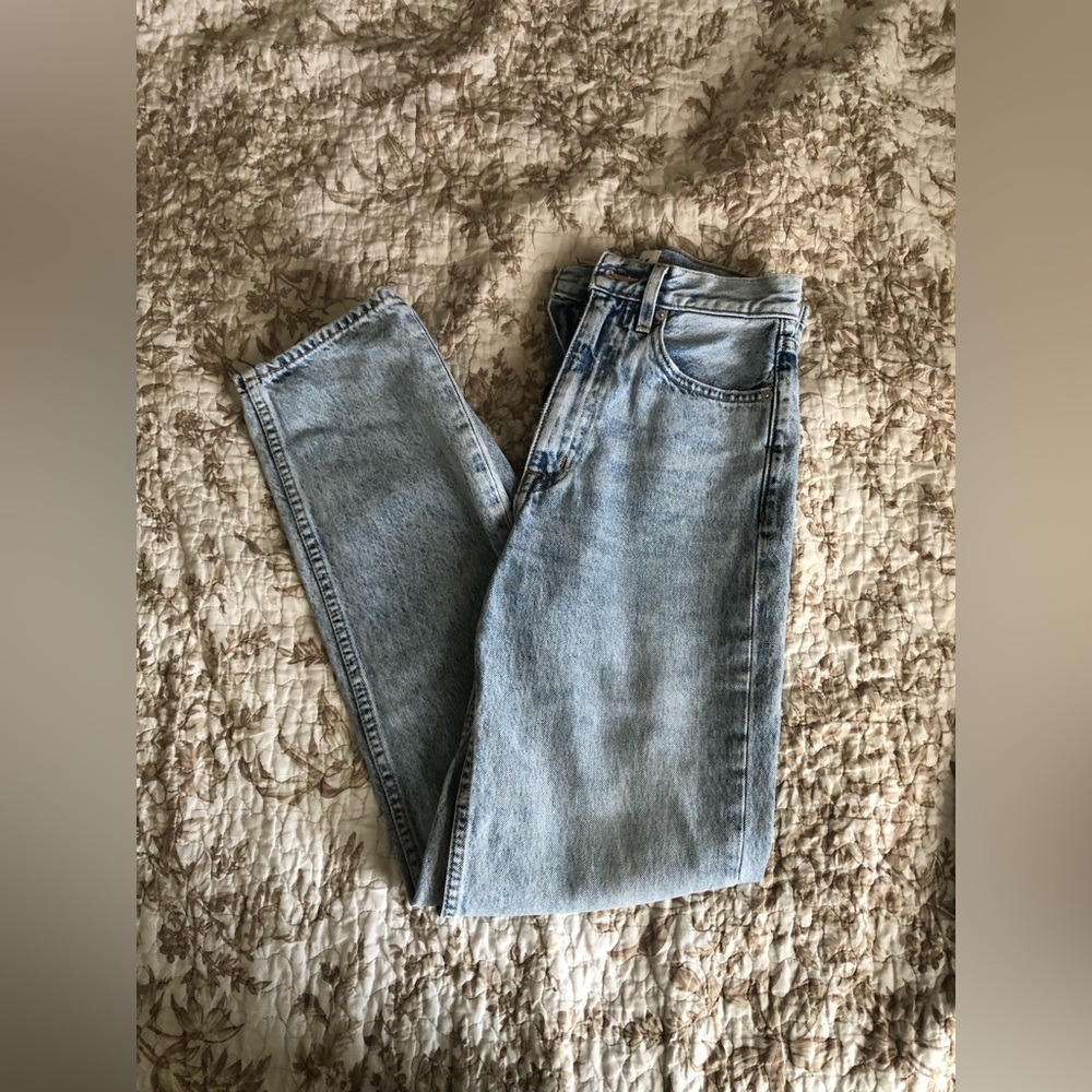 SLVRLAKE High Rise Straight Ankle Jeans - 24